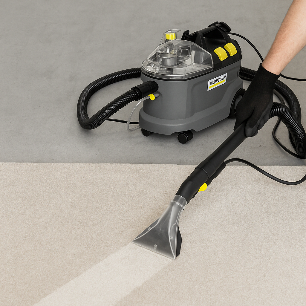 Shampouineuse professionnel Karcher, aspirateur injecteur extracteur Puzzi 8/1